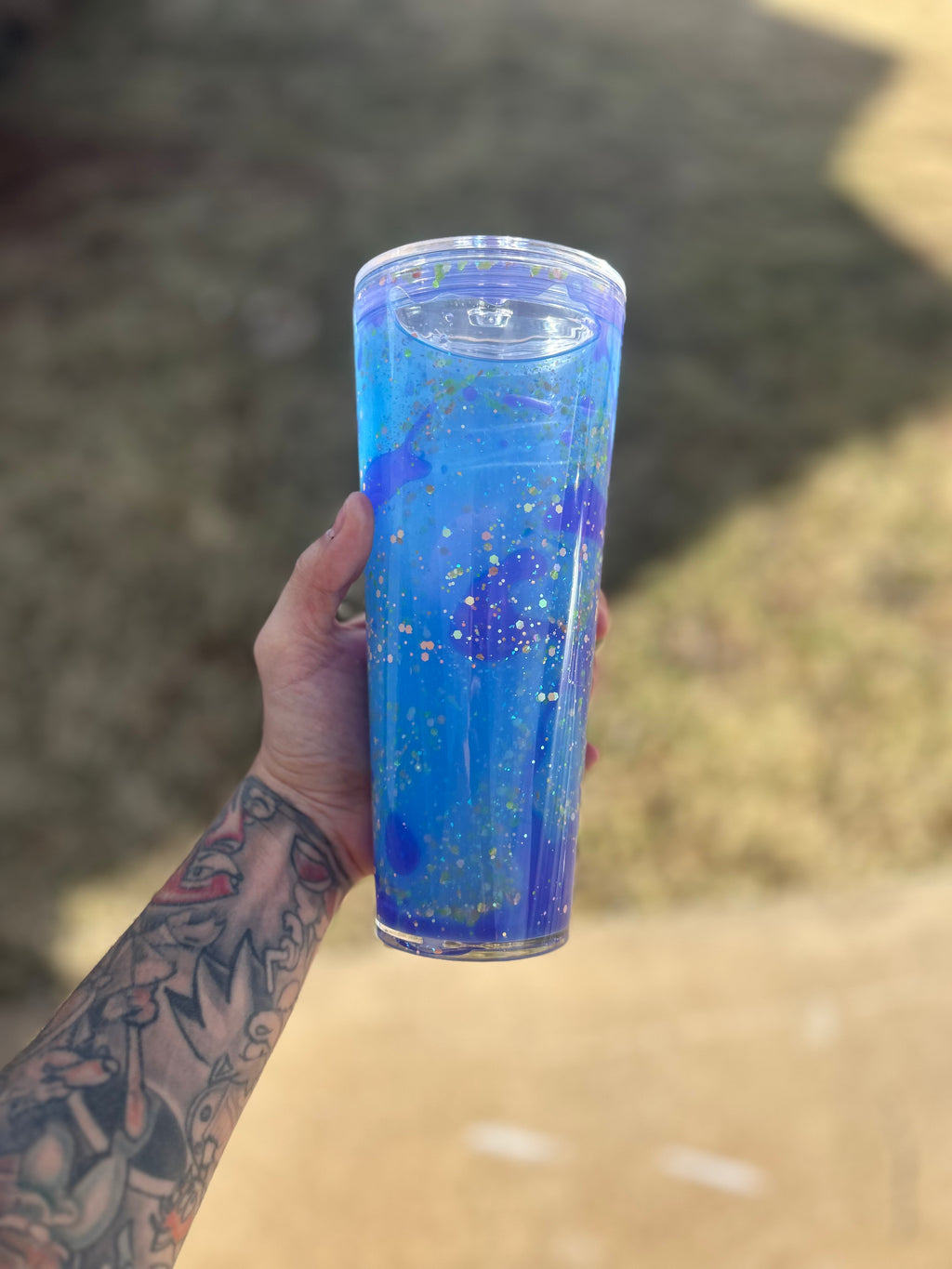 24oz Lava Cup Purple/Blue