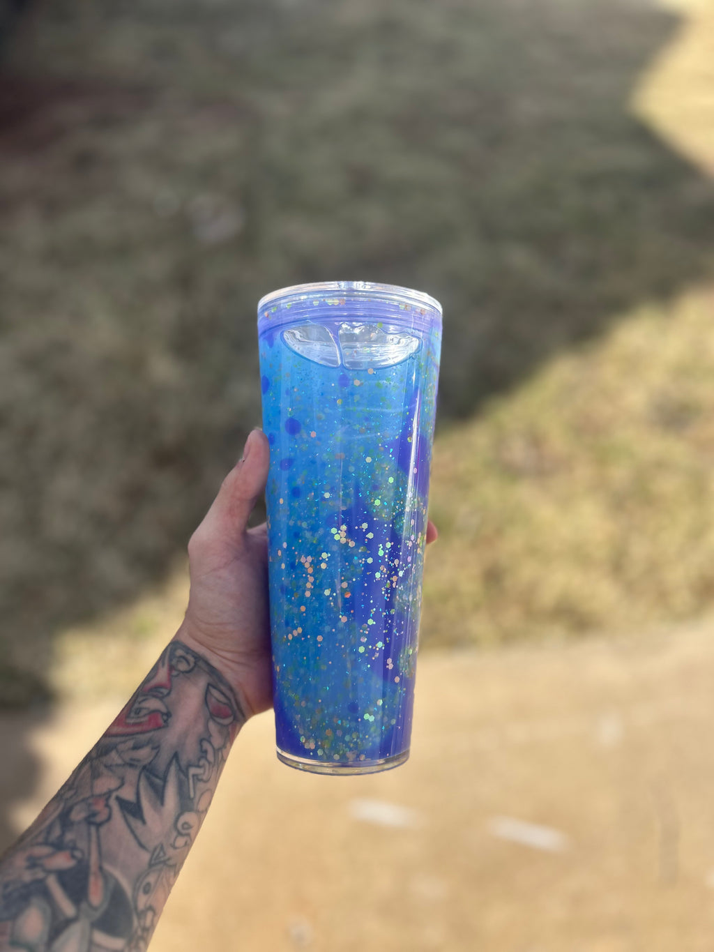 24oz Lava Cup Purple/Blue