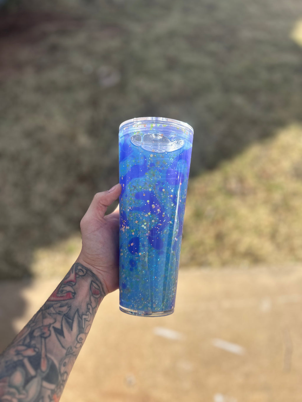 24oz Lava Cup Purple/Blue