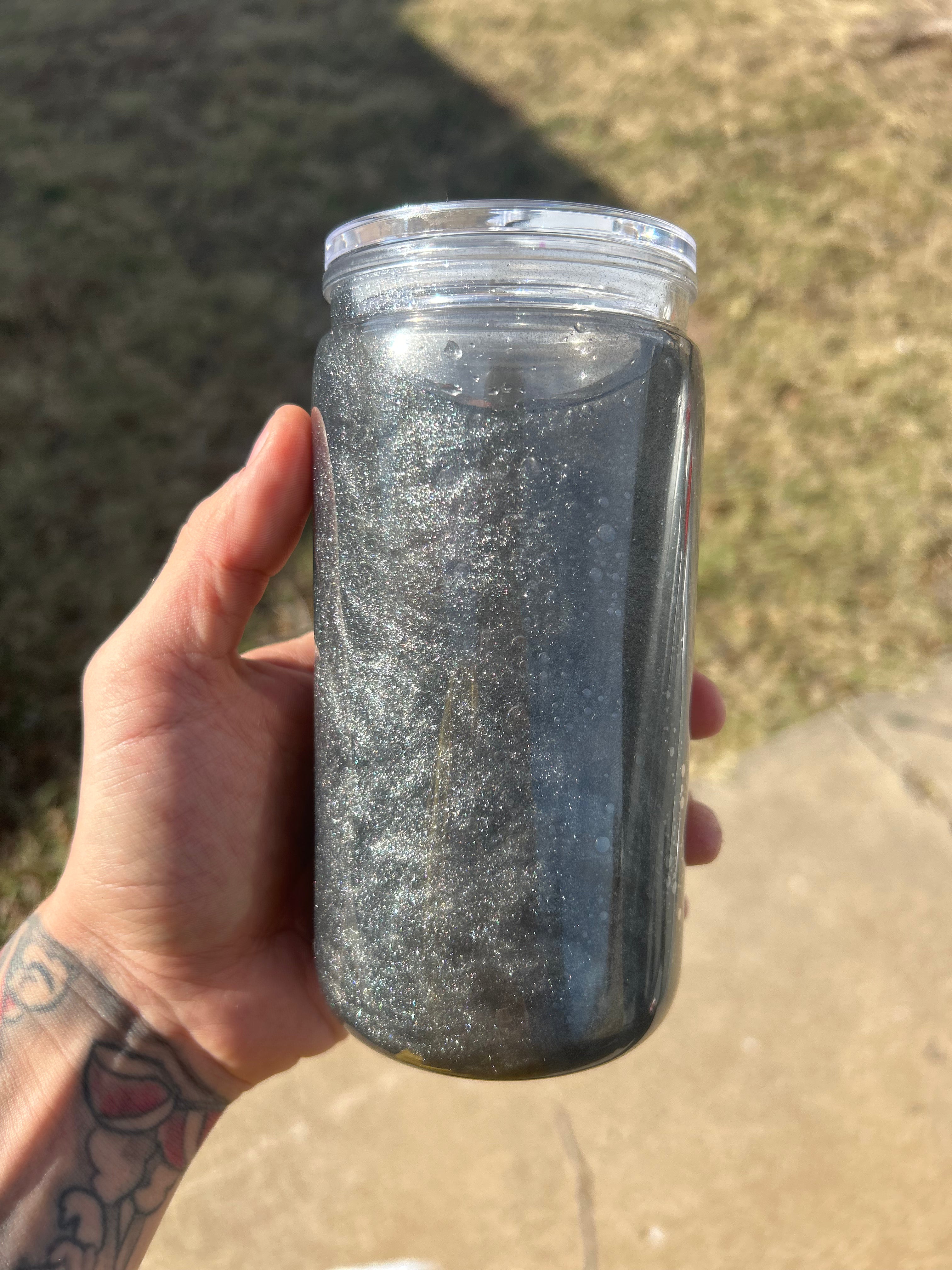16oz Deep Black Mica