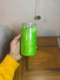 16oz Grass Green Mica Bright Glow in the Dark