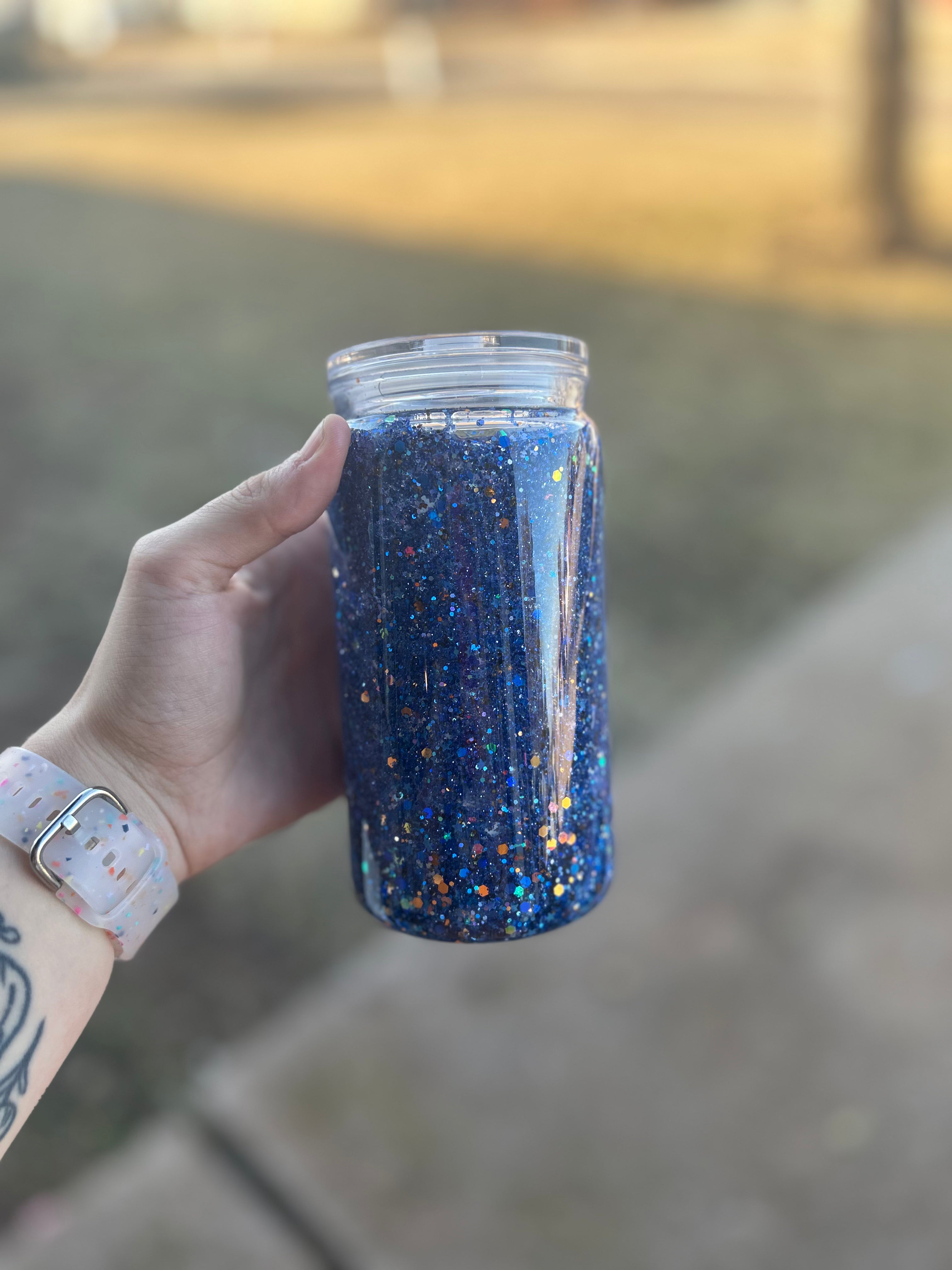 16oz Snowglobe - Blue